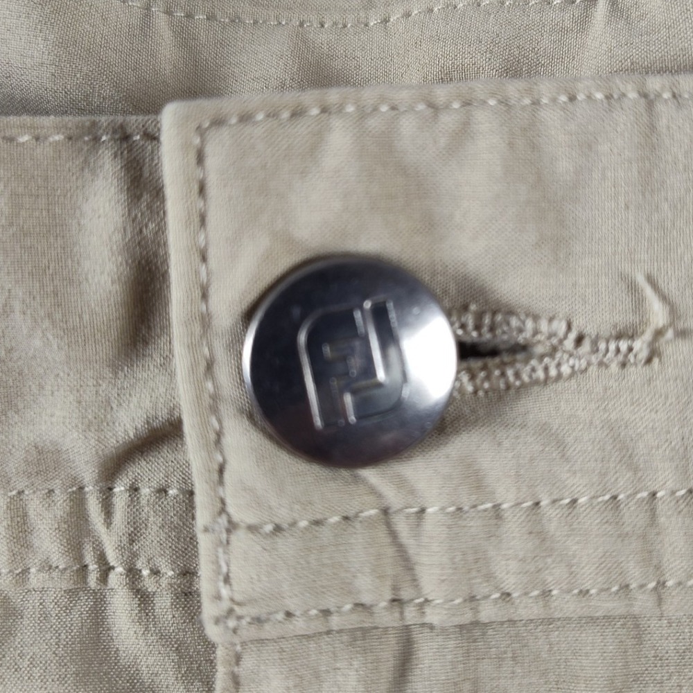 FootJoy Golf Shorts Performance Lightweight Beige Flat Front Mens Size 40 - Picture 6 of 17